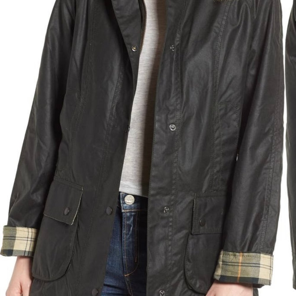 Authentic Barbour  Jacket, Size 10, Olive